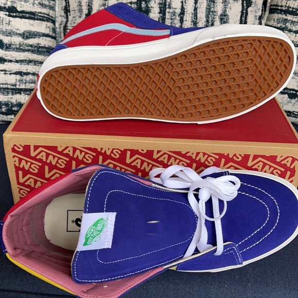 Vans Sk8-Hi Sunshine Multi/True White MENS - Picture 4 of 16